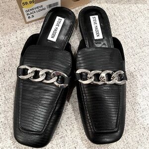 Steve Madden Genevieve Black slip on Shoes